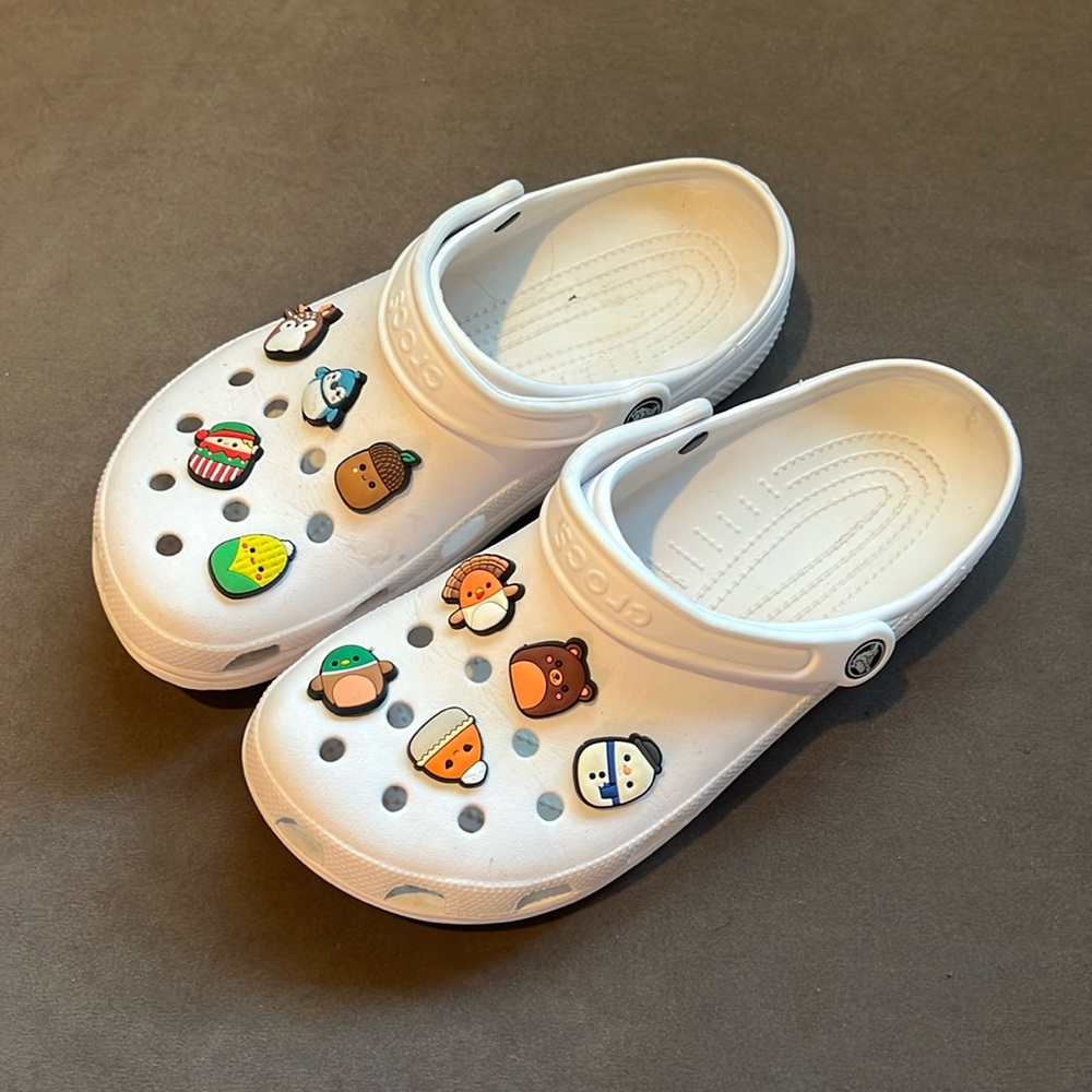 White crocs! 🐊
